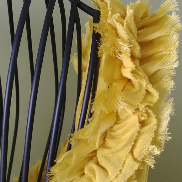 "CHELSEA & THEODORE" YELLOW SUMMER DRESS, SIZE M - Picture 8 of 9